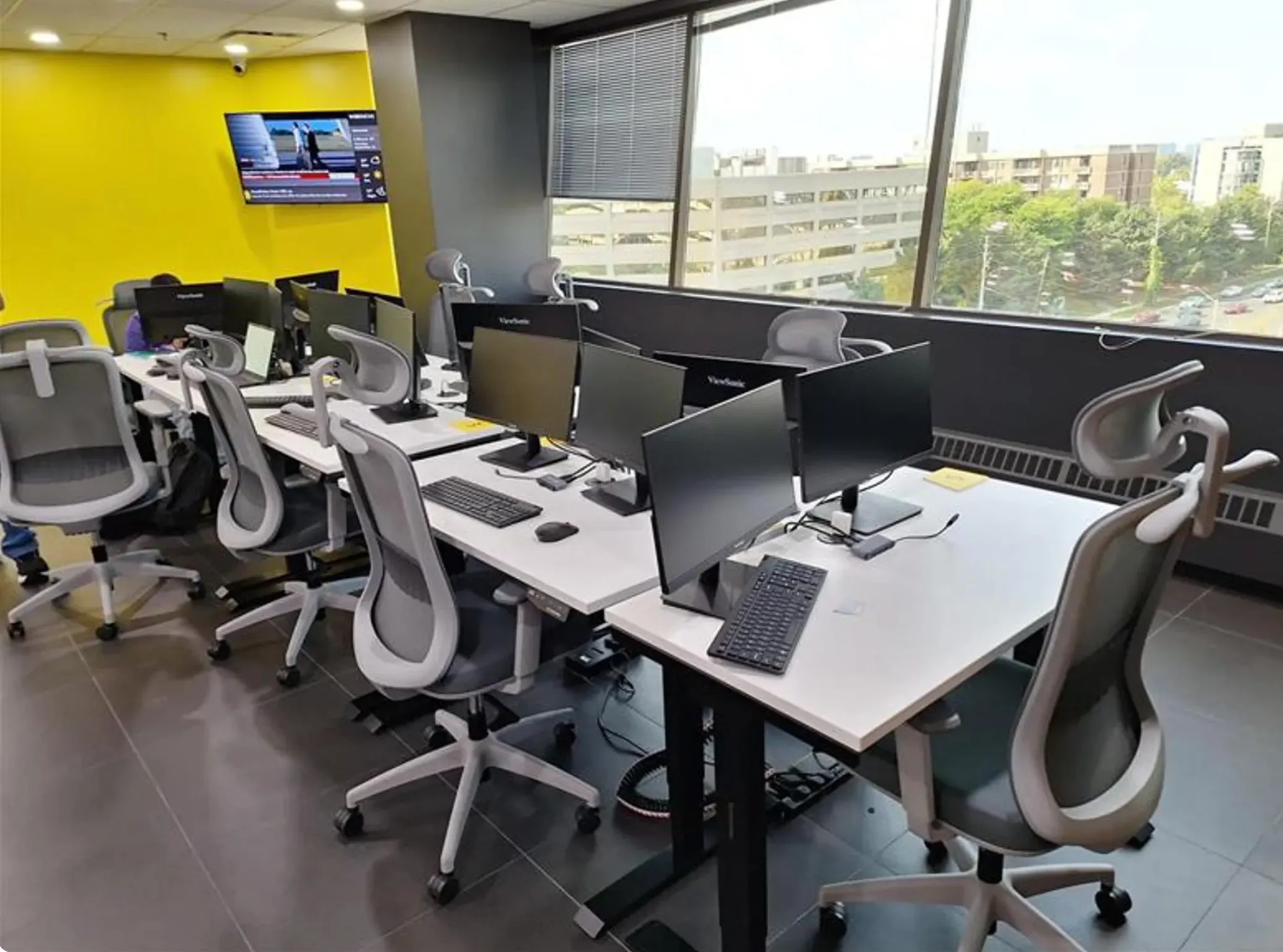 Hot Desk open seating area