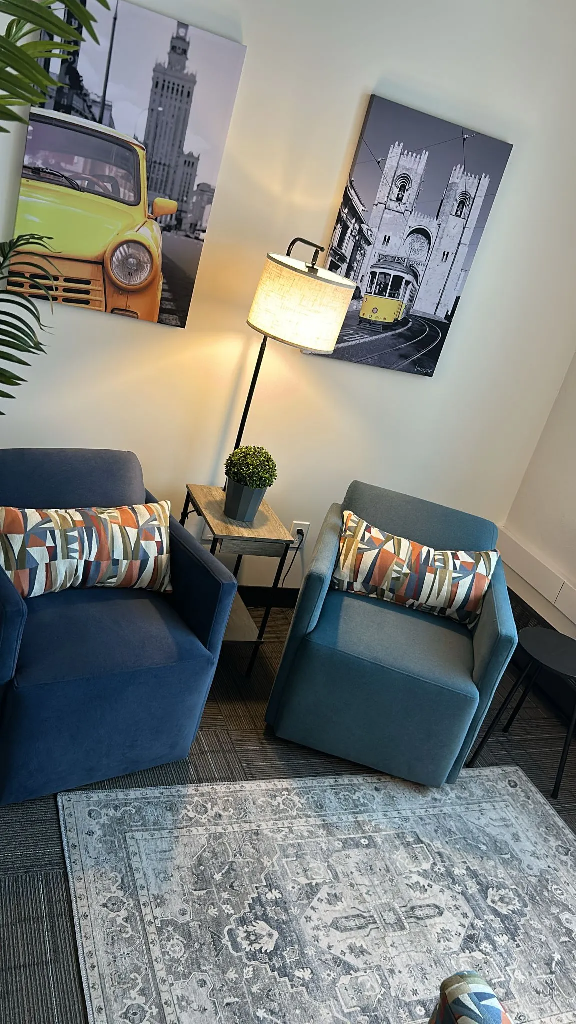 Therapy session room environment